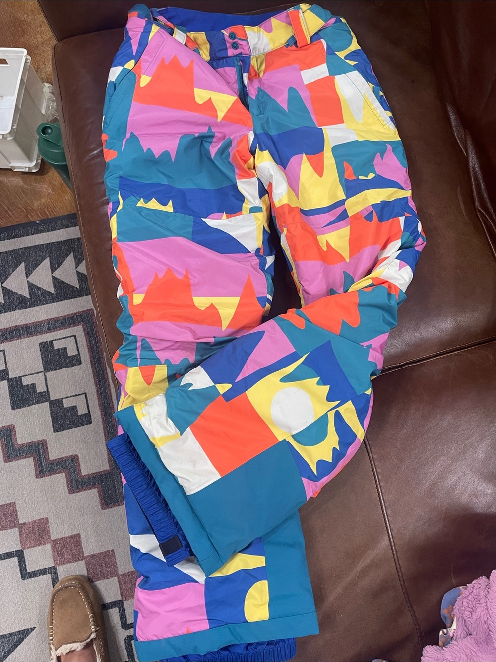 Patagonia girls size XL 14 Colorblock Winter Snow Pants